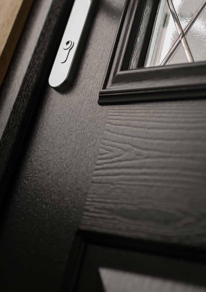 High security, energy efficient composite doors Peace of mind guarantee Each Solidor benefits from an industry leading 12 year manufacturing guarantee, which covers all aspects of the door and