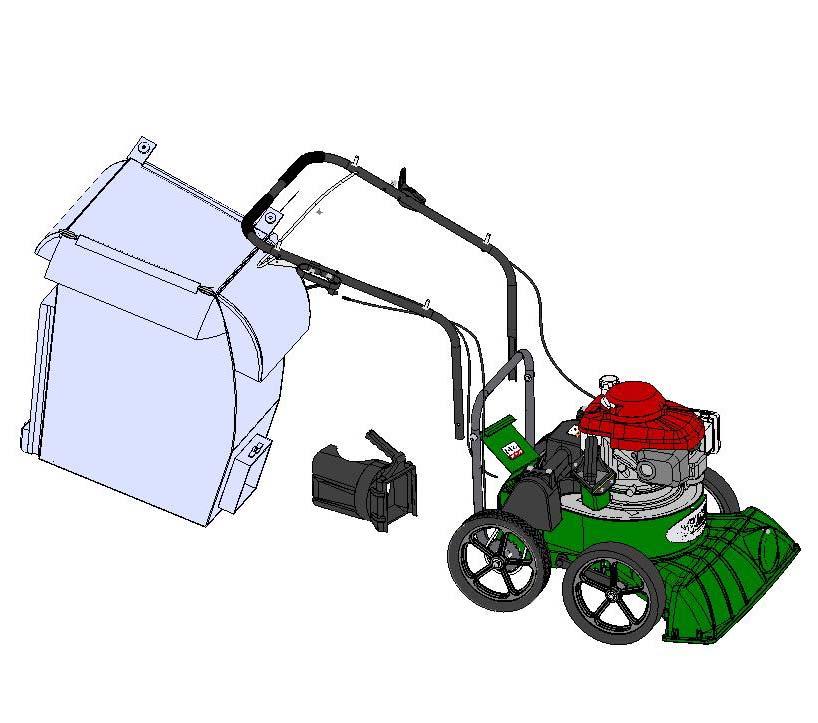 PACKING CHECKLIST Your Billy Goat KV Vacuum is shipped from the factory in one carton, completely assembled except for the upper handle, debris bag, and bag quick disconnect.