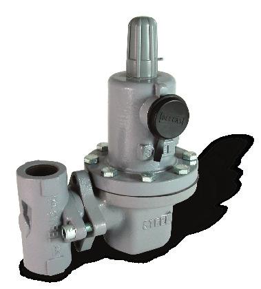 R627 High Flow Gas Regulator with Internal Relief The R627 Relieving Regulator has an internal relief valve that provides protection against over pressurization.