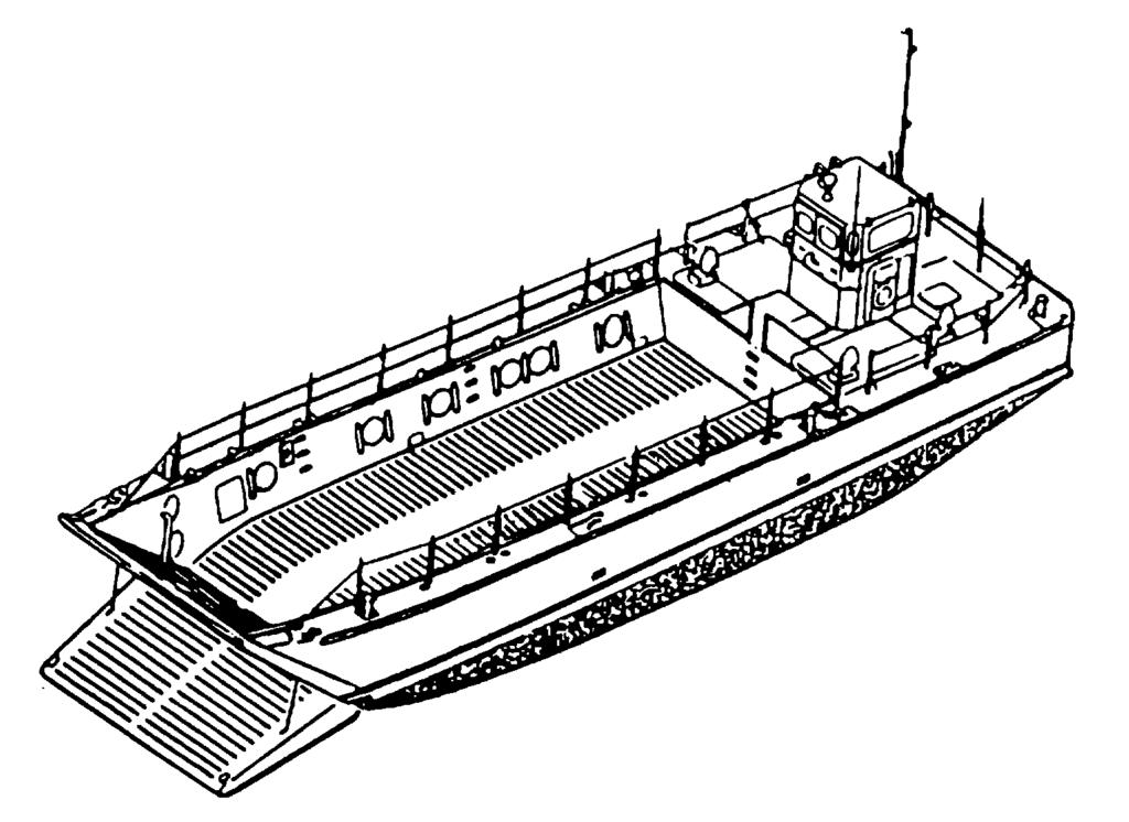 1-8. LOCATION AND DESCRIPTION OF MAJOR COMPONENTS. Refer to figure 1-1 for the location and description of major components. 1. RAMP - Used to load and off-load troops, vehicles and other cargo.