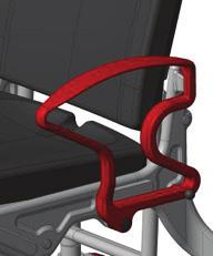 3 4 x The patient must then place both hands on the armrests and slowly lift themself up.