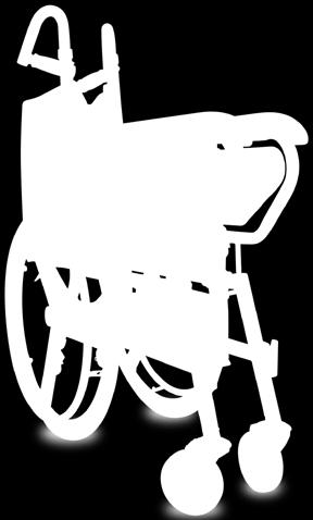 08 Bariatric Equipment Folding Wheelchair Bariatric Folding Wheelchair - Minimax & Disc Disc-Brake Lever 5X-0100-061-000/K Rigid folding mechanism Low seat height to assist access