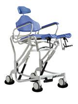 Shower Chairs Bariatric Equipment 13 Bariatric Shower Chair - Rise & Recline Height adjustable from 450-1000mm whilst tilting the user, 20 degrees in the highest position Battery