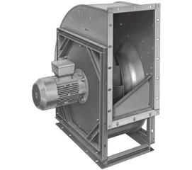 The fans are available with forward curved impellers (TEM) or with impellers (REM) equipped with backward curved blades.