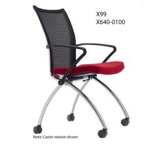 Add the swivel 5-star base and height adjustability of the advanced seminar chair and enjoy the ultimate comfort in conference seating. X99 model: X640-0100 Starting from $391.
