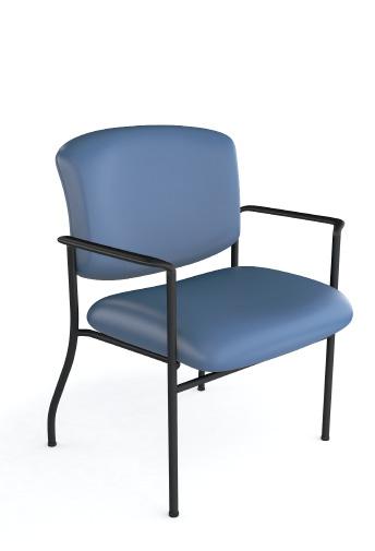 BARIATRIC GUEST SERIES SIDE CHAIRS ABOUT The Bariatric Guest Chairs offer superior comfort and are designed for waiting areas or wherever guests require a larger, comfortable seat.