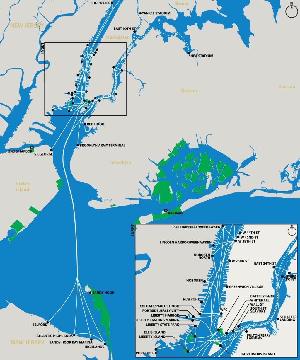 Strengthen and Expand Ferries Support capital investments by private operators Strengthen existing trans- Hudson ferries New: La