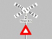 IN028 - Intersections If the boomgates are down and the signals are flashing, at a railway level crossing, you may begin to cross - - Only when the gate is up and the lights stop flashing.