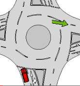 IN051 Intersections When police officers are at intersections giving directions you must - - Always follow any instruction they give you. - Drive through the intersection as you normally would.