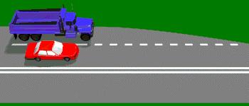 LD009 - Traffic Lights / Lanes When driving in traffic lanes (as shown in the diagram), you may change your lane - - Only when it is safe to do so.