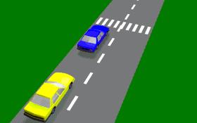 PD005 - Pedestrians A vehicle ahead of you has stopped at a pedestrian crossing. You - - Must not overtake the stopped vehicle. - May overtake the vehicle if there are no pedestrians on the crossing.