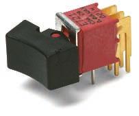 C&K ET Series Sealed Subminiature Switches Features/Benefits Sealed against solder and cleaning process contaminants, bushing & case UL 94V-0 Small footprint saves space Typical Applications
