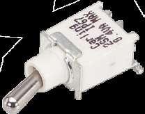 3A 125VAC Ratings UL, CSA Approvals Typical Applications:
