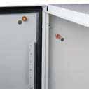 Spacial SDC Characteristics The Spacial SDC steel enclosure universal offer Enclosure with plain door. Structured finish, epoxy-polyester powder, RAL 705 gray color.