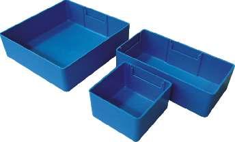 DRAWER CONTAINERS B-45 B-75 A-45 A-75 C-45 Made from High Impact Polystyrene, these drawer containers are ideal for storing