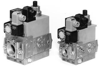 GasMultiBloc Combined regulator and safety shut-off valves Single-stage function MB-D(LE) 0-2 B0 7.0 Printed in Germany Rösler Druck Edition 08.00 r.