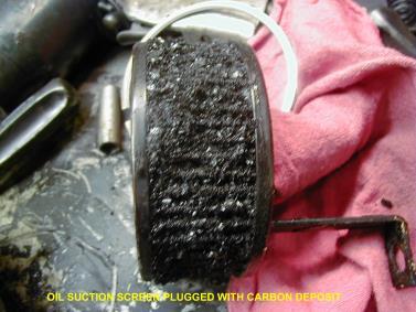 Research Laboratories Wear increases with soot concentration This is the oil suction screen from the same Cat 3306 engine.