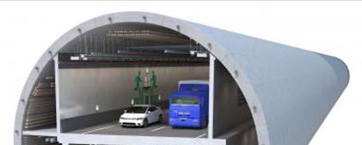 Concept 4: Highway Toll Tunnel with BRT
