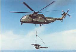 4 The H-53 A-G helicopters maximum gross weight rating is 50,000 pounds.