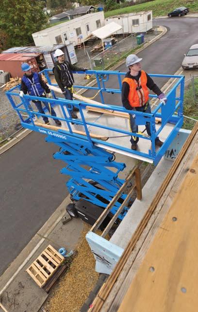 Best-in-class Models for Indoor and Outdoor Efficiency The family of Genie rough terrain scissor lifts includes both fully electric (DC) and hybrid (bi-energy) models to boost jobsite versatility and