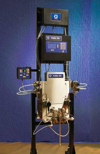 From entry level to upgraded applications, the ProMix 2KS provides flexibility and increased efficiency including optimized flushing sequences and an optional third purge valve to properly manage
