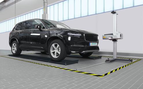 AC Service Units Lifts Headlight Testing DAS-Tools Networking Vehicle Testing LTB 100: Levelable test bay Workshop floors often feature a significant slope and unevenness.