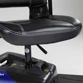 Increased comfort The soft, padded seat provides comfort during driving. For increased comfort there is also the optional easy fit seat suspension kit.