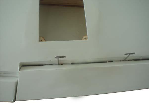 www.seagullmodels.com T-pin. C/A Hinge. 3) Slide the aileron on the wing panel until there is only a slight gap.