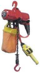 13 Chain Hoist (Capacity - 250kg to 100ton) TCR-250C TCS-500P TNC-25TWLPE TNC-10TWALPE Advantages in Hoist 1. Steel alloy housing for durability and safety. 2. Automatic built-in positive air disc brake.