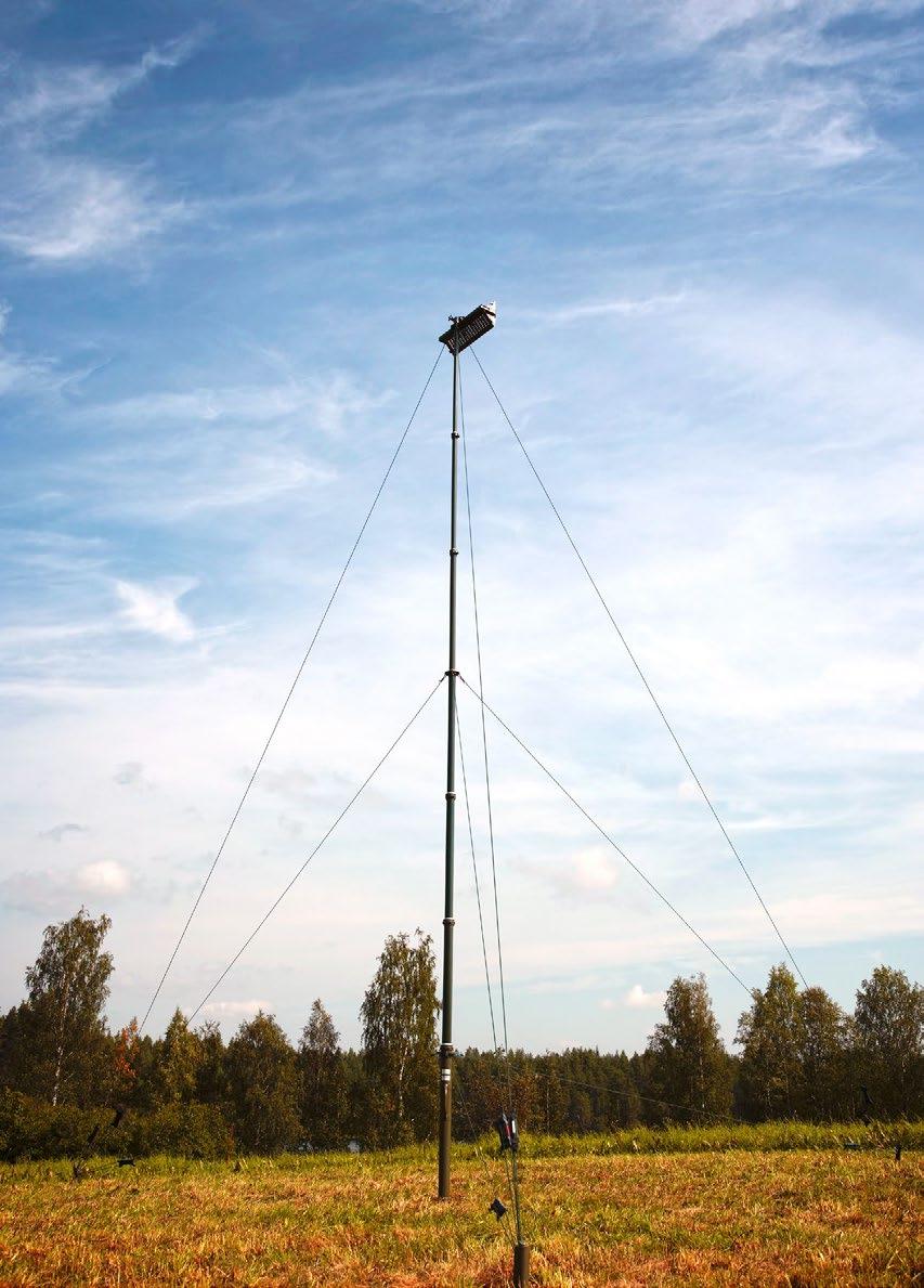 TR-Masts Lightweight, telescopic push-up masts
