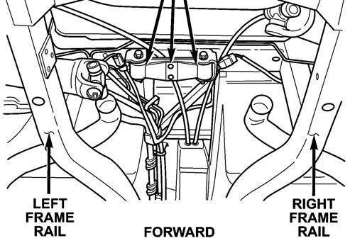 Remove the right and left differential mounting bolts. 12. Remove differential assembly from the vehicle. 13. Inspect the aluminum differential pinion crossmember for cracks (Figure 14).