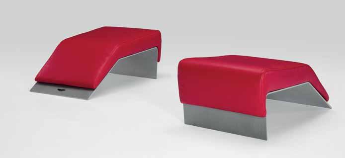 Red V001 stool - 55x90xh40  