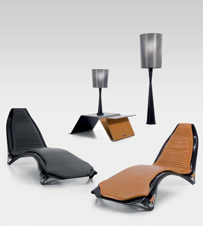 V015 lamp M V015 floor lamp V005 table 1 side V007 chaise longue V007 chaise longue V007