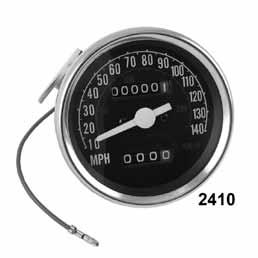 Gauges 1:1 MPH Speedometer and Tachometer Speedometer has a ratio of