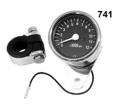 1504 48553 Gauges Replacement Tachometers Original style tachometer with chrome rim features an 8000 RPM face. Available for FX, FXS, FXEF, FX-80, L1978-on.