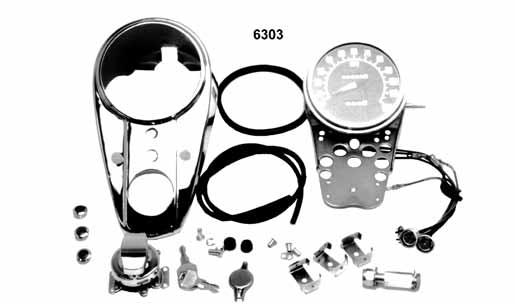 2:1 Ratio 6305 52-83 XL; 36-67 FL; 73-90 FX, FXR with front Speedo 1:1 Ratio 6304 68-83 FL, FX with trans drive speedometer cable Late FLH