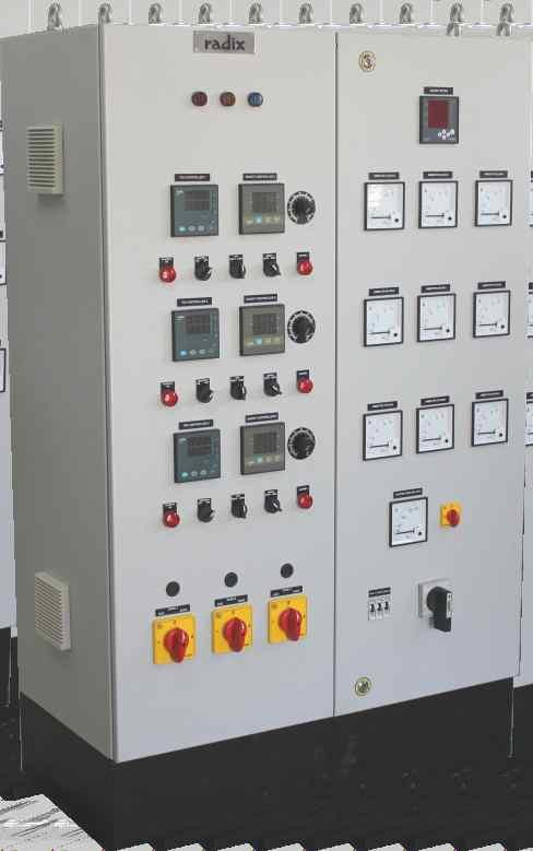 Ready-to-use SCR-based Control Panels from Radix RADIX offers Ready to use Control Panel for electrical furnaces, ovens or any other electrical heating system, which can be used by the OEMs or the