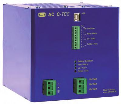 AC-C-TEC240-0 AC-C-TEC Specifications AC CAPACITOR TECHNOLOGIES Integrated power supply Maintenance-free due to durable ultra capacitors Long operational lifetime Reduced wiring time due to