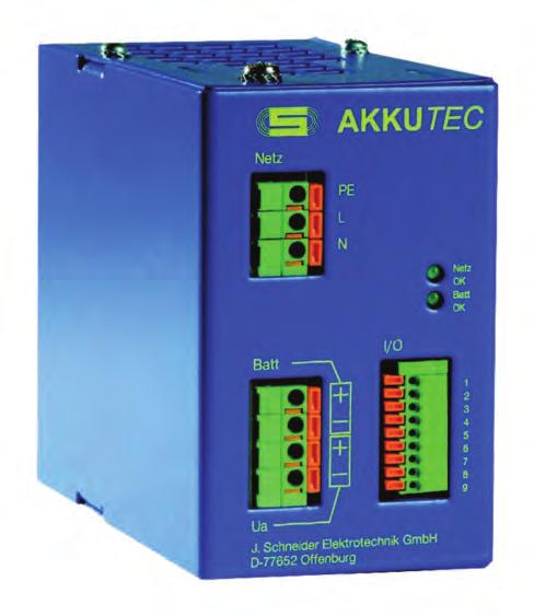 DC UPS AKKUTEC DC-UPS INTRODUCTION AKKUTEC / AKKUTEC VdS Battery back-up modules are an absolute must in many modern industrial applications.