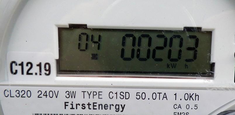 The most common net meter will rotate between two different displays. The one with the 40 indicates power you've sent TO the grid, and the one with the 04 indicates power you've pulled FROM the grid.