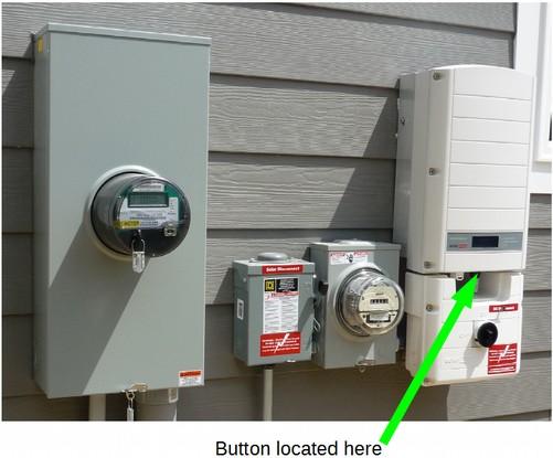 When the utility power fails, the inverter immediately ceases sending power to the utility as required by code.