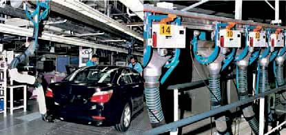 2 Underfloor extraction system (controlled flaps) The NORFI detection system automatically detects the position of the vehicles and opens depending on the type