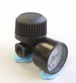 Air flow regulators should only be used for fine tuning air flow at the tool.