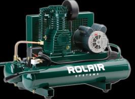 COMPRESSORS FULL LINE OF ROL-AIR COMPRESSORS AVAILABLE 5715K17-DCRG Wheeled electric compressor 1.