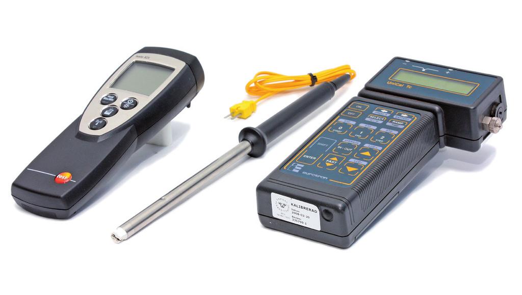 1. Digital surface temperature meter for Type K ref.nr 6-101-1 2. High temperature surface measurement probe for Type K ref.nr 6-101-2 1. 2. 3. 3. Calibration device Simulates and measures temperature.