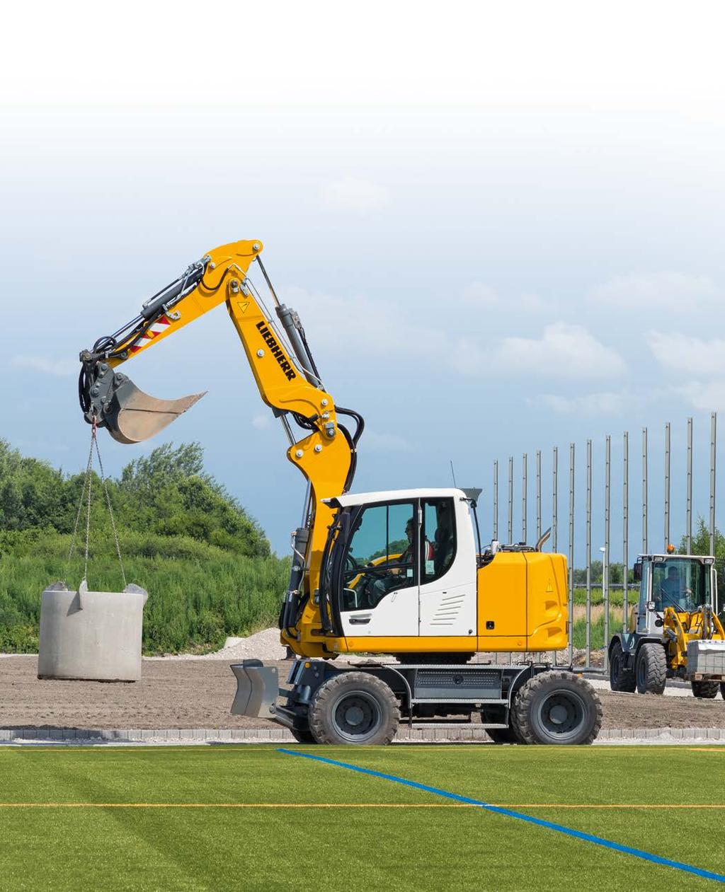 Liebherr specialist machines for horticultural and landscape construction For machines used in horticultural and landscape construction, the bottom line is ensuring high mobility and power output