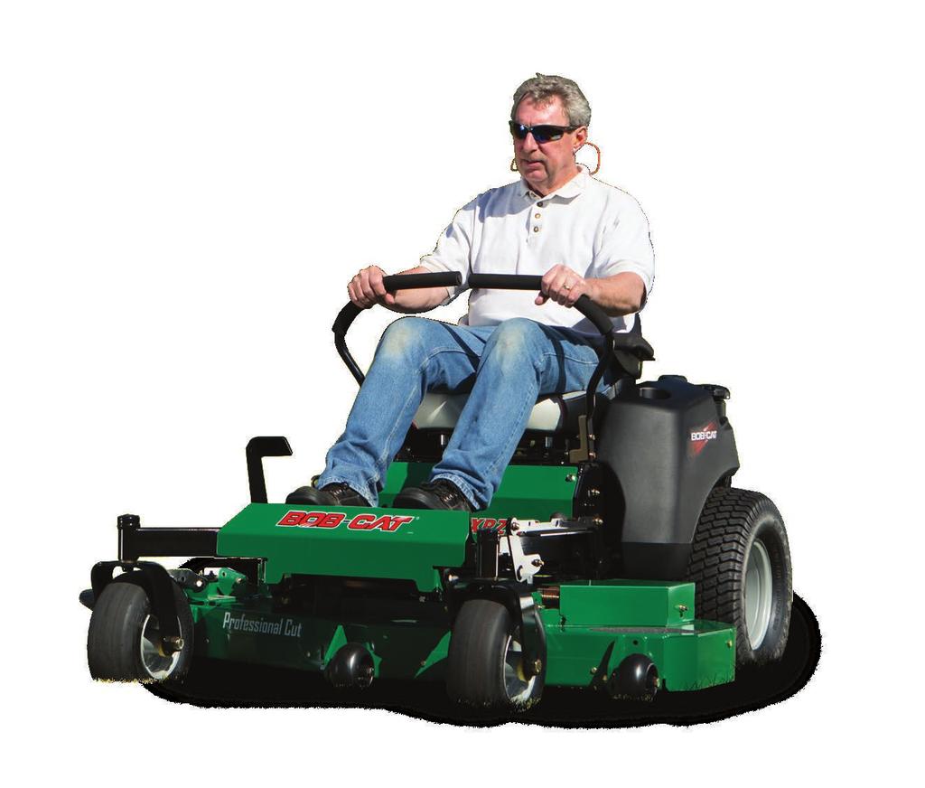 I MOW BECAUSE I WANT TO.