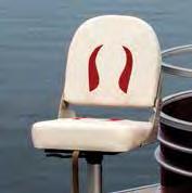 C FISH SEAT I The wood-free construction and swivel action gives you maximum durability, flexibility and movement.