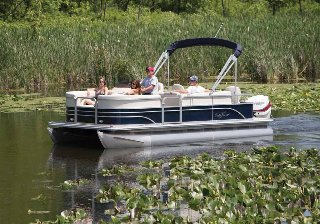 SERIES CLASSIC FISH Serious fishing, supreme relaxation Made for the dedicated angler, the Classic Fish gets you to your favorite fishing spot with standard fishing seats, rod holders and livewells