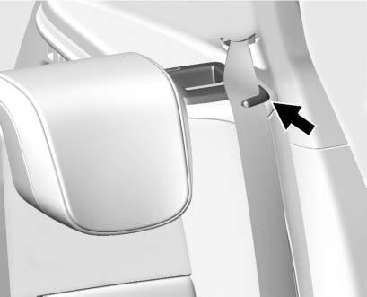 Pull the strap on the front edge of the rear seat cushion to release the cushion.